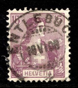 Switzerland Stamp #131 USED FU SINGLE