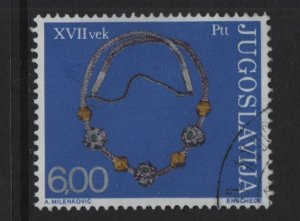 Yugoslavia   #1240  used   1975  antique jewelry in museums 6d