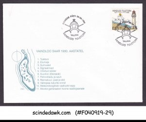 ESTONIA - 1996 LIGHTHOUSE / WINDLOO ISLAND IN THE 1930s - FDC