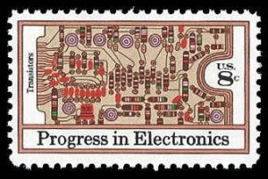 PCBstamps   US #1501 8c Electronics - Transistors, MNH, (12)