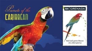 Grenada - 2011 - Parrots Of The Caribbean - Souvenir Stamp Sheet - MNH