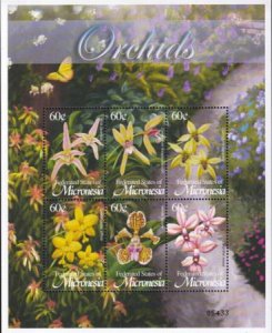 US 517 Trust Territories Micronesia NH VF Orchids M/S