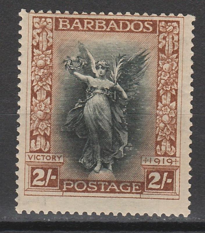 BARBADOS 1920 VICTORY 2/-