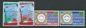 Montserrat SG 223 - 226 set  Mint Very Light Hinge