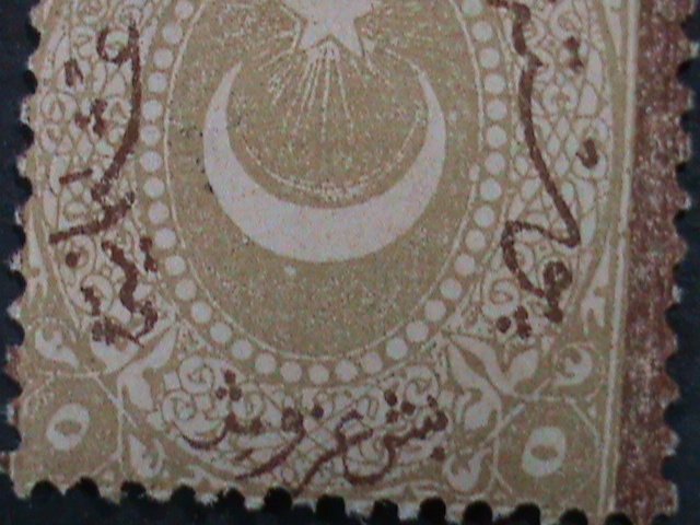 ​TURKEY-OTTOMAN-EMPIRE 1874 SC#38 148YEARS OLD RARE SURCHARGE MNH STAMP-VF