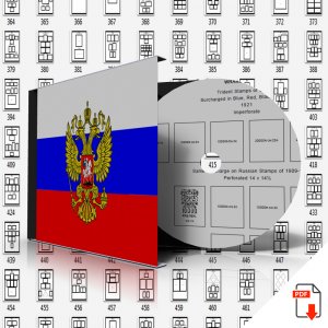 RUSSIA + USSR STAMP ALBUM PAGES 1857-2011 (1122 PDF digital pages)