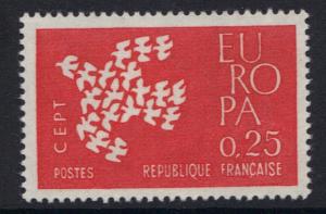 France 1961  MNH  Europa 25c.  #