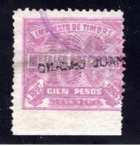 MP 12, Mexico, 100P, 1897-1898, Precious Metals / Metales Preciosos