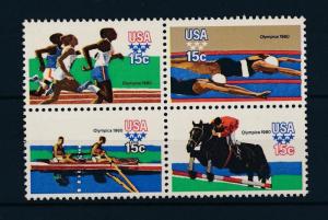 [44300] United States 1979 Olympic games Moscow Swimming Rowing Equestrian MNH