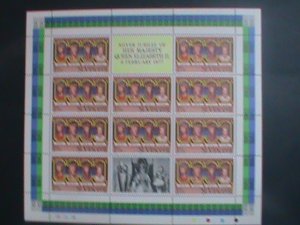 ​ST. VINCENT-1977 SC#485- SILVER JUBILEE OF QUEEN ELIZABETH II- MNH SHEET-VF