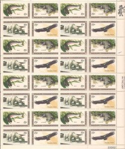 US Stamp - 1971 Wildlife Conservation - 32 Stamp Sheet #1427-30