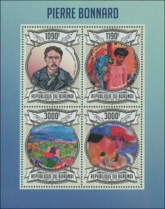 Burundi 2013 Sc 1314 Birds Parrot CV $10.25