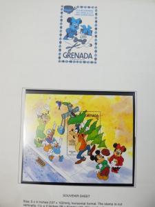 EDW1949SELL: Grenada Schöne Sammlung von VF MNH Disney Sets, S/S & Shtlts