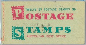 94730d - AUSTRALIA  - STAMP - BOOKLET:  Pfeffers # B67A 1964