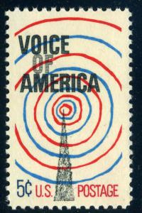 Scott #1329 - 5¢ Voice of America - MNH