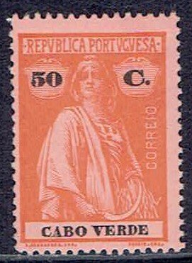 Cape Verde, Scott #158; 50c Ceres, MH