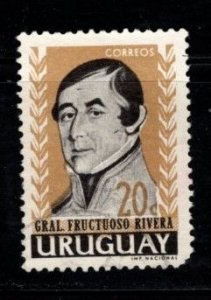 Uruguay - #687 General Rivera  - Used