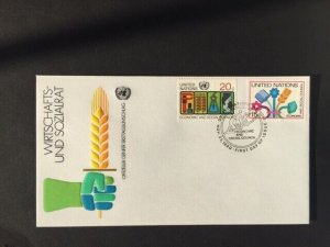 UN FDC Scott 341-342, Unaddressed, see image, Free Shipping