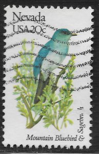 US #1980A 20c State Birds and Flowers - Nevada