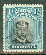 II: Rhodesia 130b mint CV $77.50