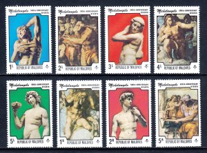 Maldives - Scott #593-600 - MNH - SCV $7.10