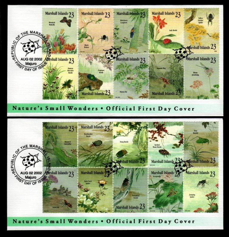 Marshall Islands Two 2002 FDC Nature's Wonders!