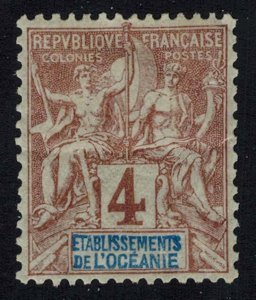 French Polynesia Scott 3 Unused lightly hinged.