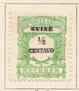 Portuguese Guinea 1922 Early Issue Fine Mint Hinged 1/2c. 080766