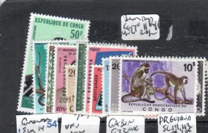 DEMOCRATIC REPUBLIC OF CONGO 11 DIFFERENT    MOG          P0415A H