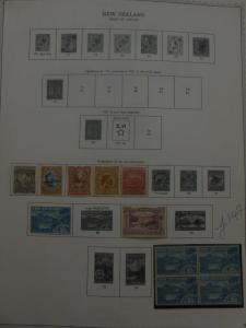 NEW ZEALAND : Beautiful all Mint collection on album pages. SG Catalog £2,936.00