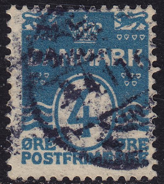 Denmark - 1905 - Scott #60 - used - Numeral