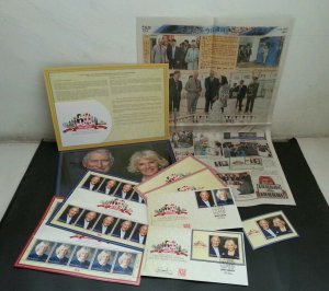 Malaysia Royal Visit Prince Of Wales & Duchess Cornwall 2017 (set) MNH *signed