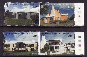 Bermuda-Sc#1152-5- id12-unused NH set-Historic Homes-2019-