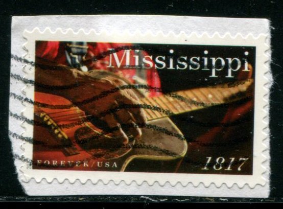 5190 US (49c) Mississippi SA,  used on paper