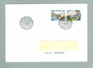 Sweden. FDC 1975  Scouting. Addressed.