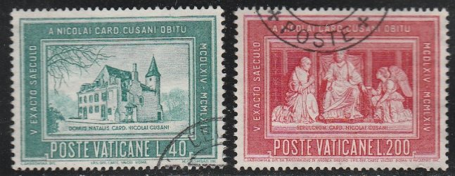 Vatican City #395-396 Used Full Set of 2