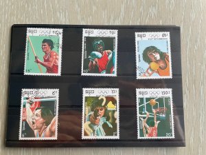 Sports : different issues on this topic (5 photos) with Very Fine stamps