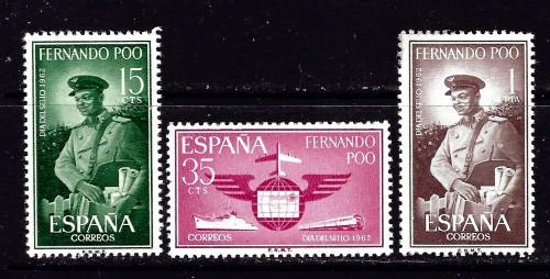 Fernando Po 199-201 NH 1962 set