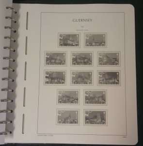 Guernsey gently used Hingeless Lighthouse stamp album