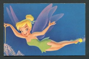 1966 Disneyland Tinker Bell Postcard - Encino, California to Gary, Indiana