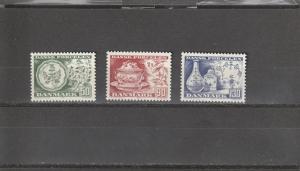 Denmark  Scott#  567-9  MNH