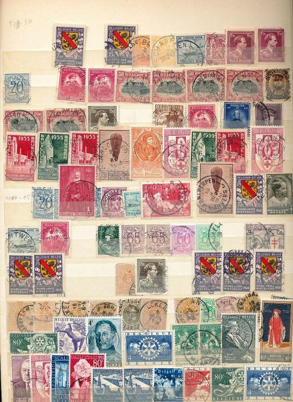 BELGIUM Early/Mid Mint &Used Collection Incl.Railway Appx 600 Items) GX769