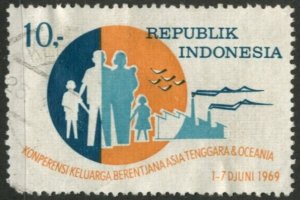 INDONESIA #761, USED - 1969 - INDO134