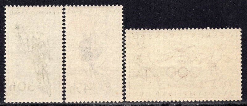0965 - CZECHOSLOVAKIA 1956 - Olympic Games Melburn - Basketball - MNH Set