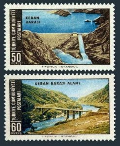 Turkey 1708-1709,MNH.Michel 2008-2009. Keban Baraji Dam,Bridge,1966.