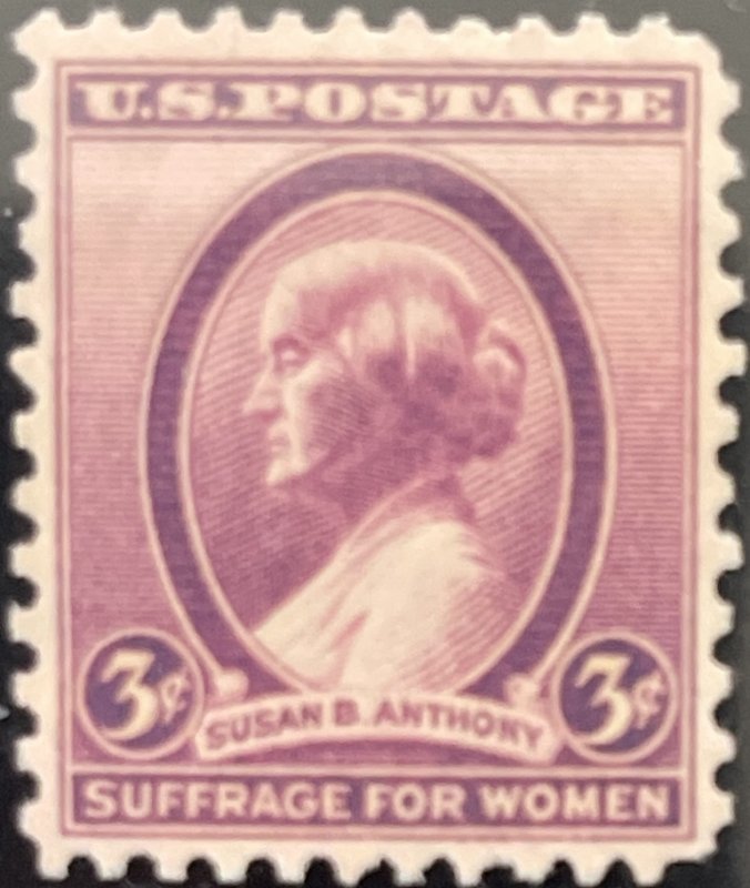 Scott #784 1936 3¢ Susan B. Anthony MNH OG