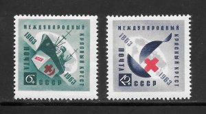 Russia #2766-67 MNH Singles Set of 2 (my3)