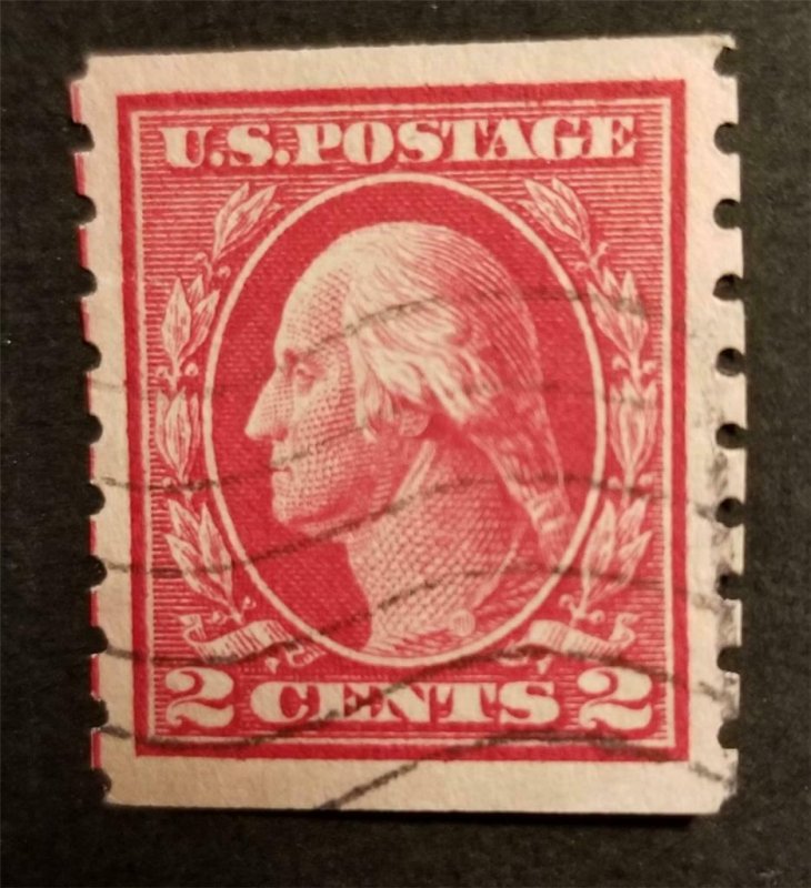 US Scott 413 2c George Washington Used Stamp Free Shipping G558