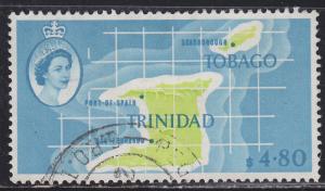 Trinidad & Tobago 102 Map of the Islands 1960