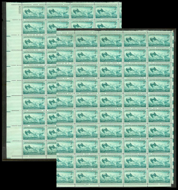 UNITED STATES (50) Complete Sheets Stamps ALL Mint Never Hinged FV=$99+